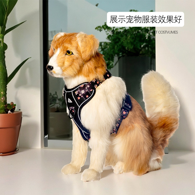 仿真狗狗可爱玩偶客厅橱窗展示摄影摆件创意礼物毛绒玩具狗模特
