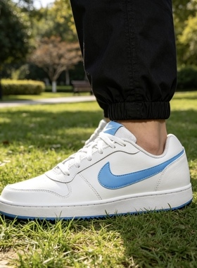 耐克Nike Ebernon板鞋防滑轻便舒适百搭休闲鞋断码代购AQ1775-102