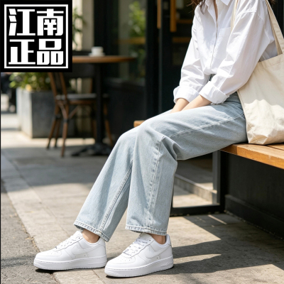 NIKE AF1 AirForce1耐克空军一号女款低帮经典休闲板鞋DD8959-100