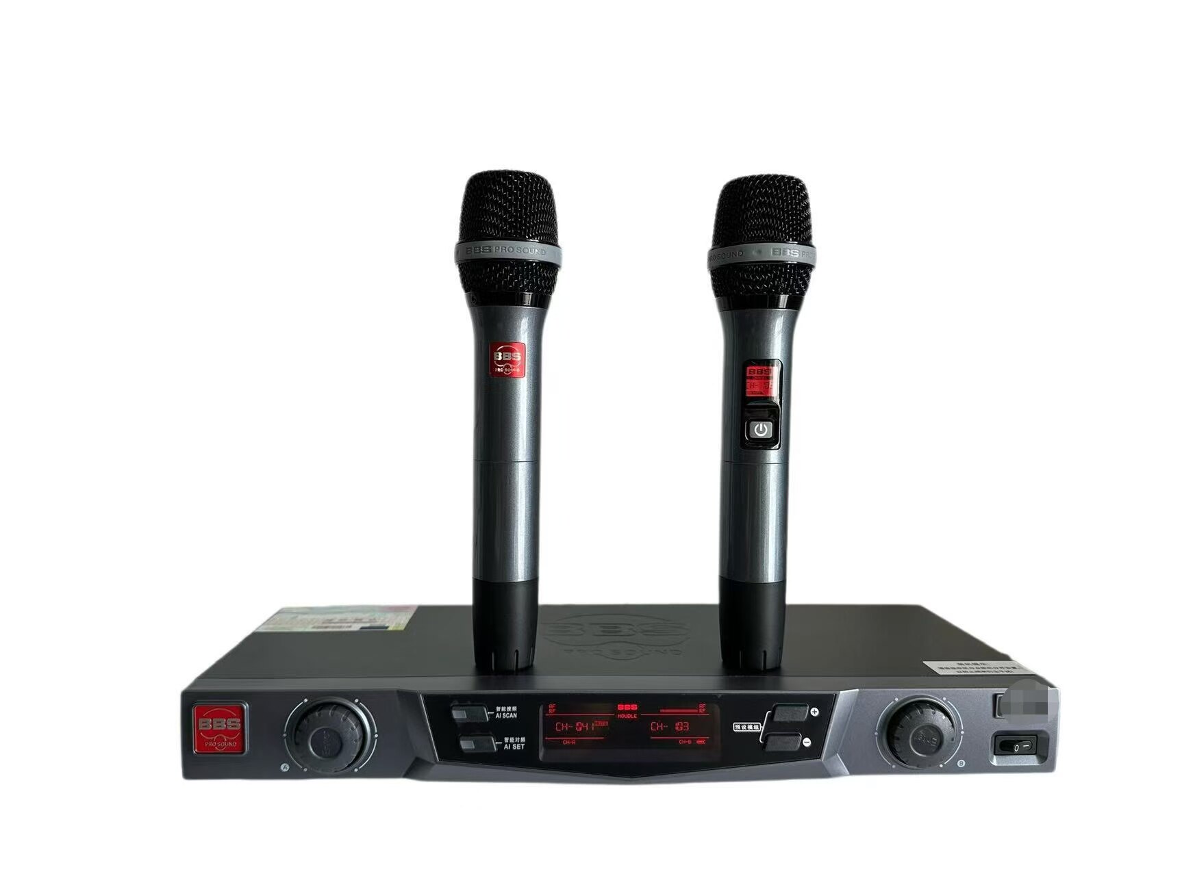 原装BBS U-9900S无线话筒一拖二演出主持KTV话筒防啸叫会所演出