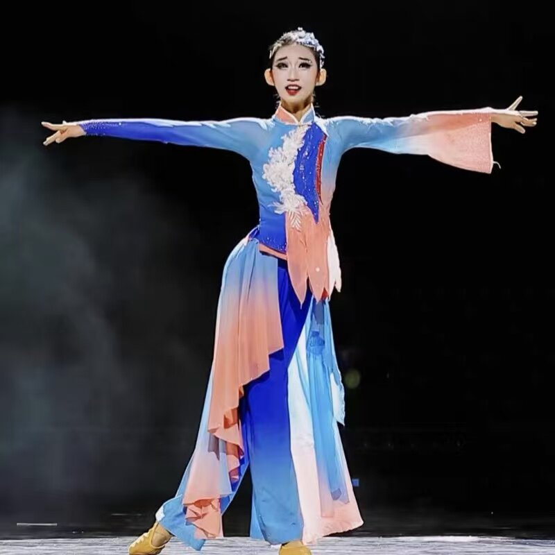 我的祖国舞服斗笠舞家燕归巢古典胶州秧歌风吹稻花香两岸大河秋思