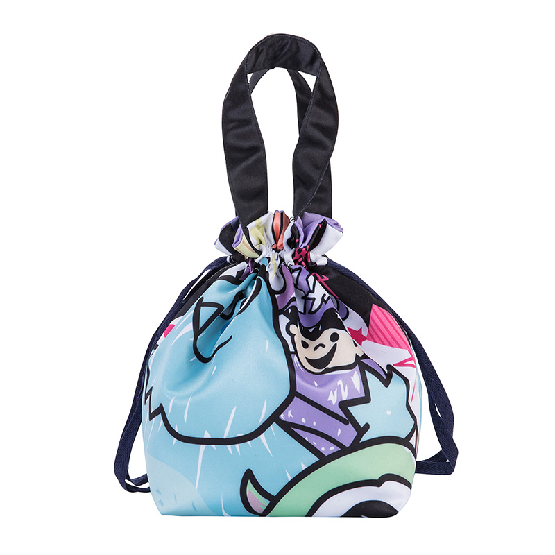 日式可爱便当包抽绳学生带饭加厚