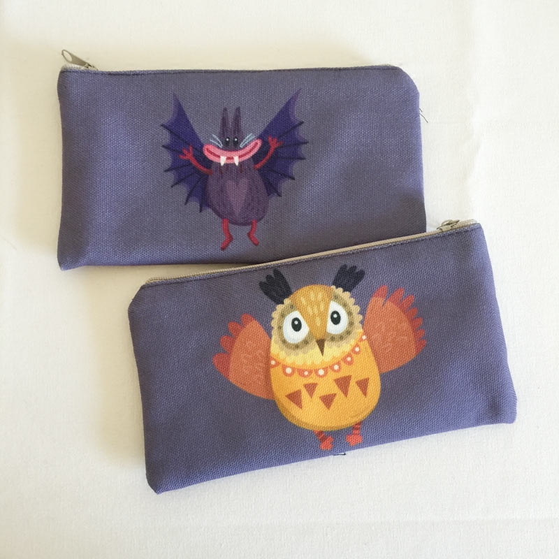 totu创意钱包布艺卡通手机包定做