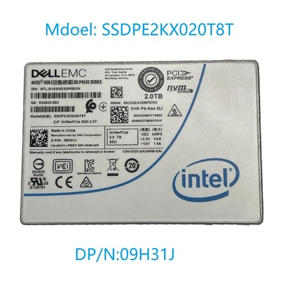 英特尔2.5寸2TU.2服务器固态硬盘