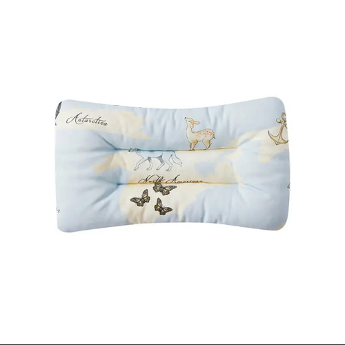 嫚熙（EMXEE）婴儿豆豆枕安抚枕头防偏头定型枕 天鹅公主