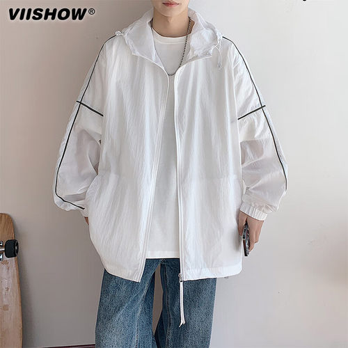 viishow防晒衣夏季轻薄男2024透气bf外套宽松上衣男女同款薄外套