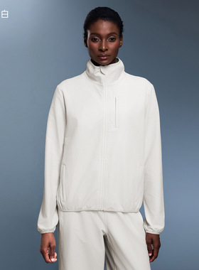 D25166户外防水透气运动外套女秋季全拉链薄绒保暖轻便健身登山服