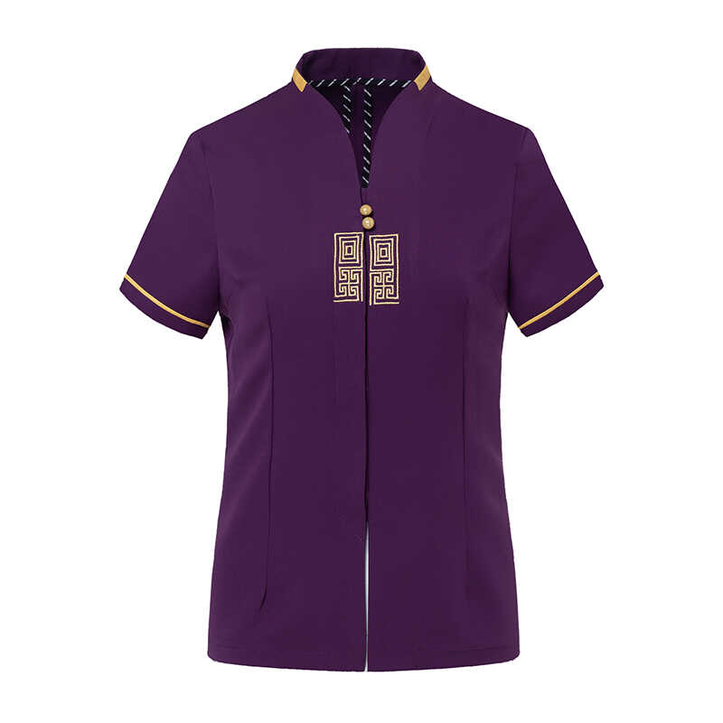 餐厅夏季火锅店定制logo工作服