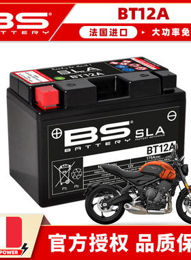 适用凯旋Street Triple S 675 765RS 三叉戟660免维护电瓶BS电池