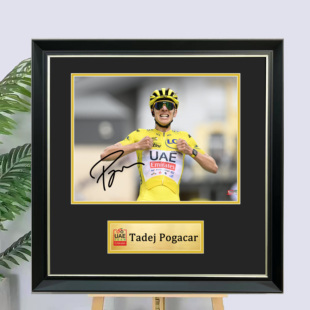 定制 波加查 签名照片装裱相框装饰画自行车海报裱框收藏