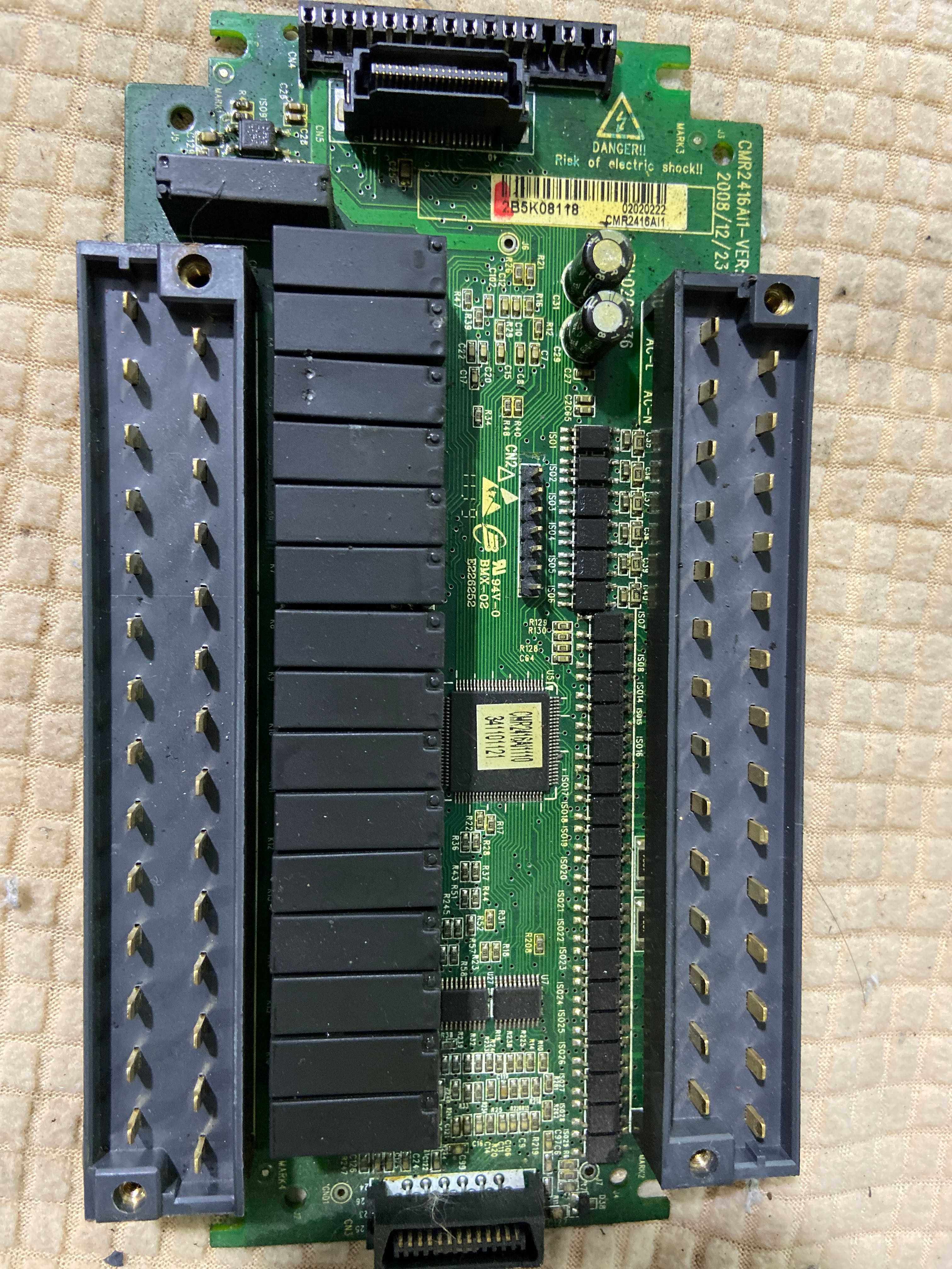 h2u-2416mt/mr-xp 汇川plc中板io板  cpu芯片主板 二手拆机