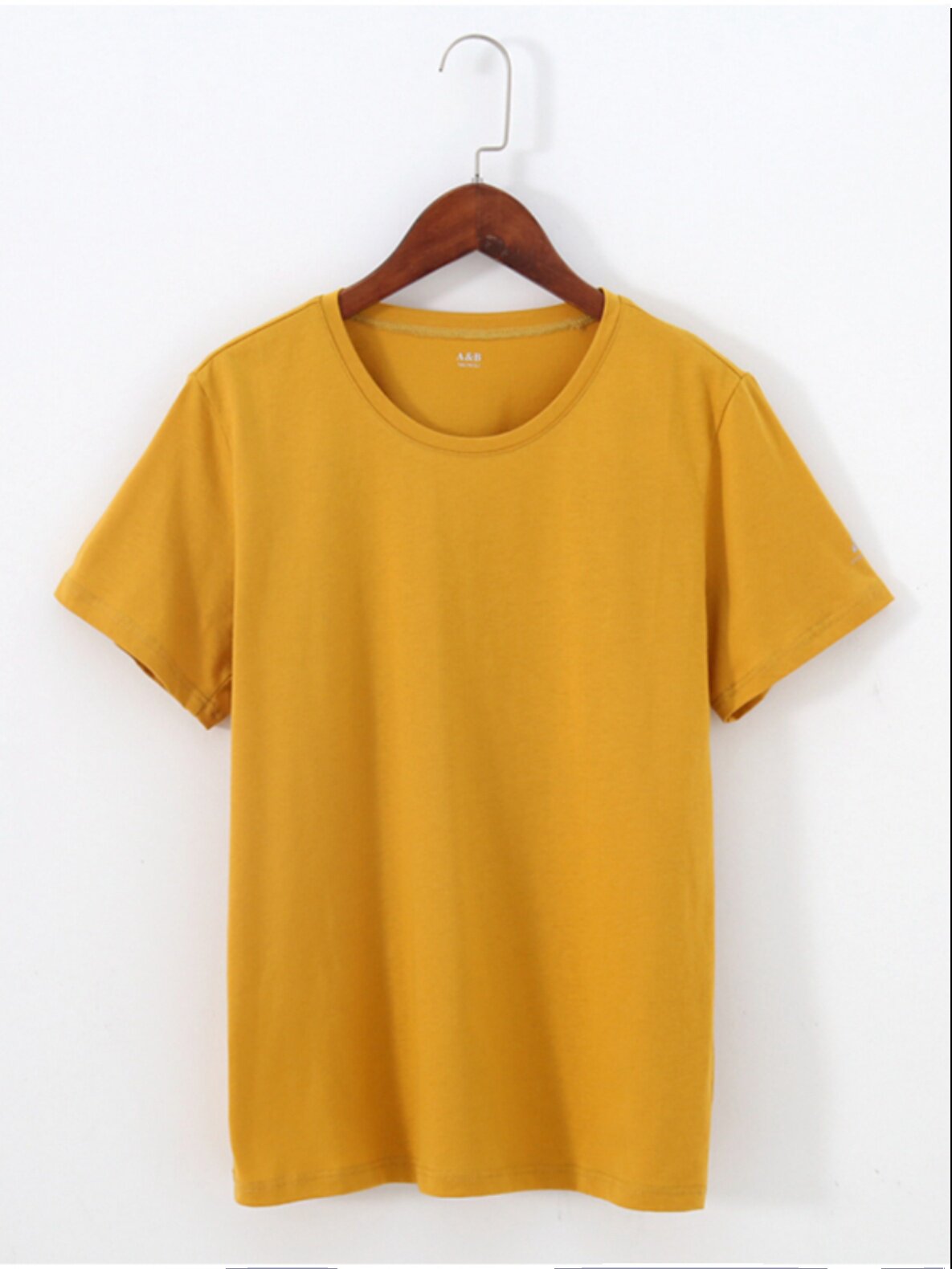 AB 속옷 여성 순면 중년 및 노인 티셔츠 순면 느슨한 플러스 사이즈 어머니와 할머니 반팔 흰색 바닥 셔츠 언더 셔츠