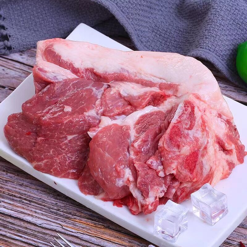 皖南生态放养跑山黑毛猪后腿肉1000克起 纯粮喂养 顺丰包邮