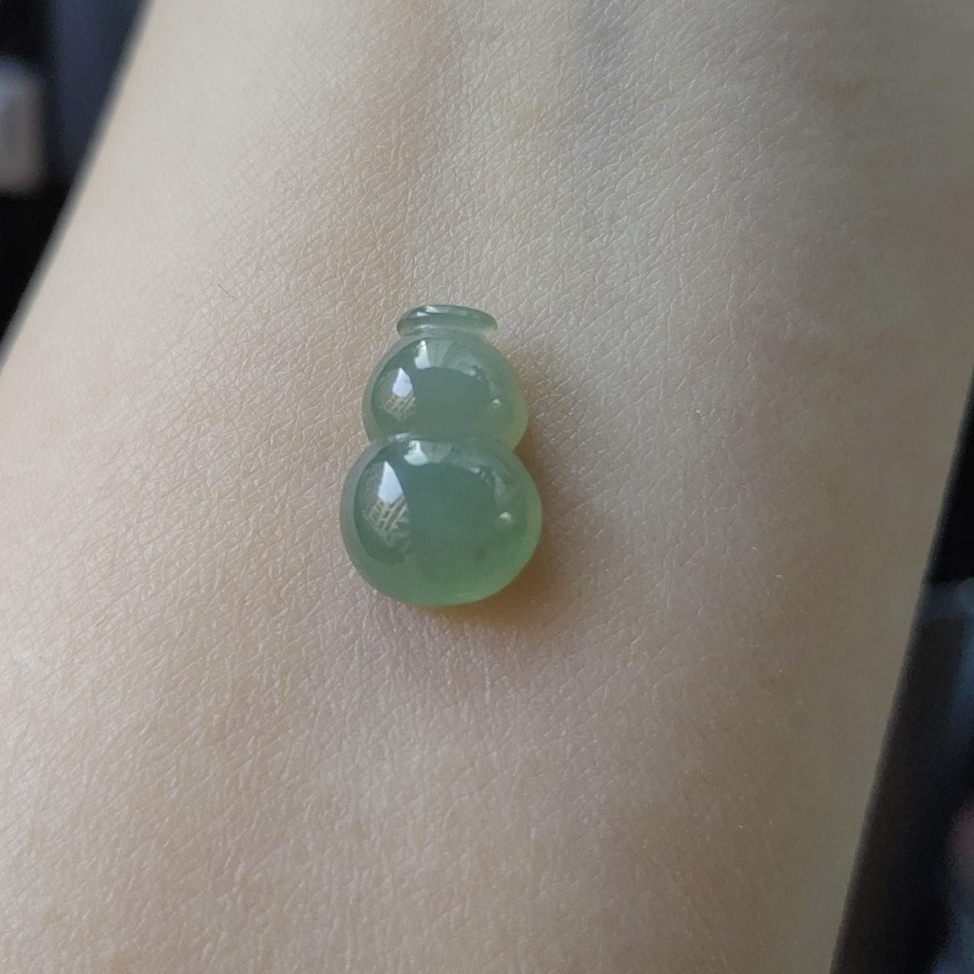 珑心珠宝 翡翠葫芦裸石 可代送镶嵌