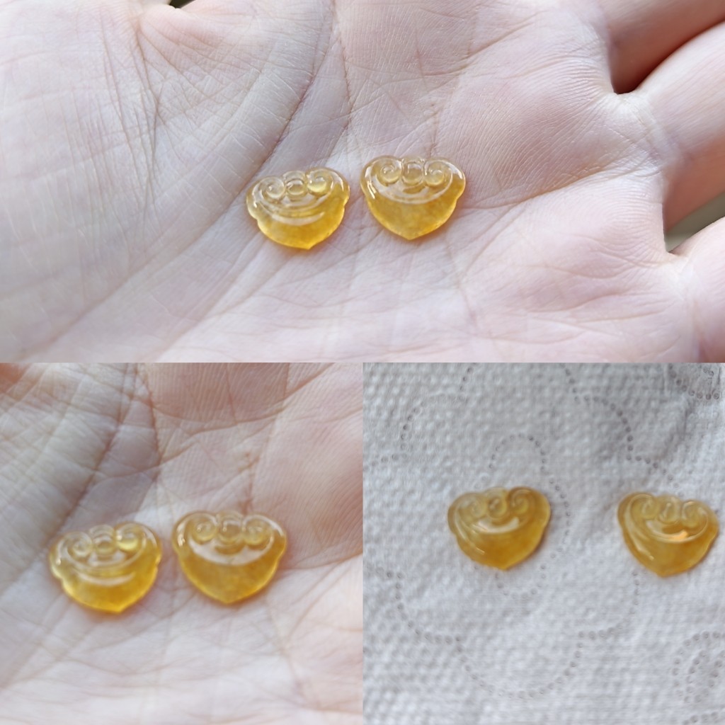 珑心云赞金灿灿芬达色天然黄翡如意可镶耳钉手链戒指,珠宝/钻石/翡翠,翡翠裸石/蛋面,淘宝优惠券,粉丝福利购,淘宝优惠卷