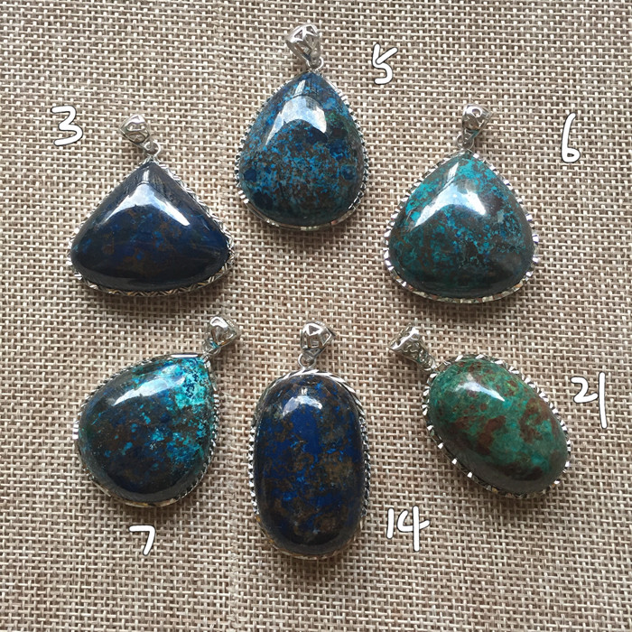 {珑心珠宝}天然风景画 凤凰石吊坠 凤凰松 镶嵌吊坠 挂件