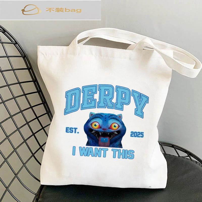 K-POP猎魔女团帆布包可定制单肩学生ins韩风休闲大容量通勤帆布袋