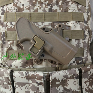 快拔格洛克忽必烈P1战术腰部手枪套快拔套molle挂胸G17 1911 M92