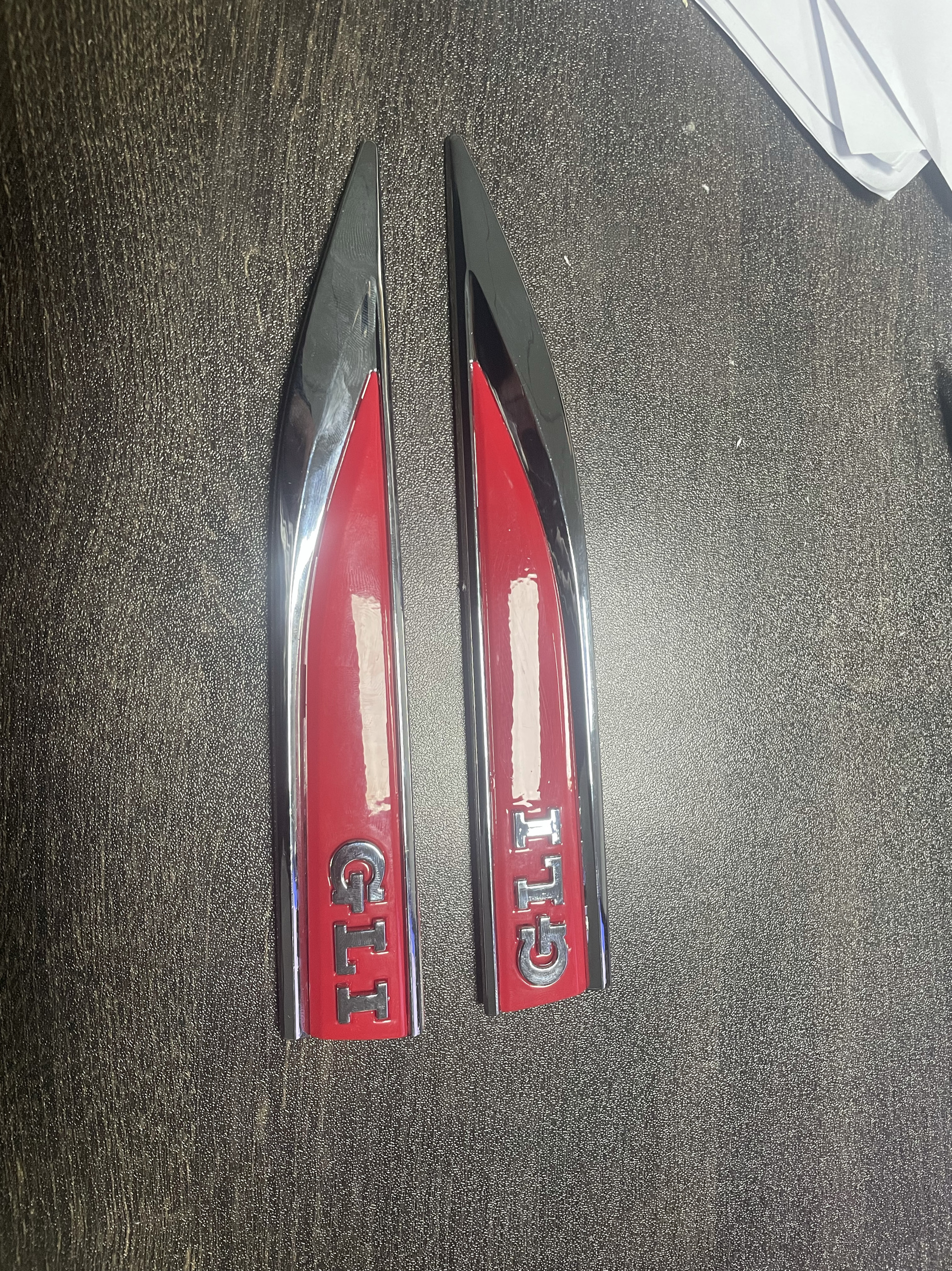 大众速腾19-23款改装GLI标志刀锋叶子板侧门汽车装饰车标贴