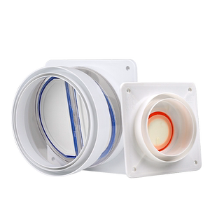 止回阀油烟机烟管管道排烟管止逆阀防回风厨房专用公共防烟宝配件