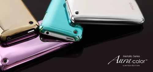 more-Thing正品iphong3G/3GS炫彩保护壳 保护套外壳正品彩壳 +膜