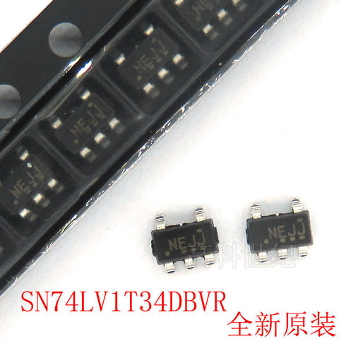 原装SN74LV1T34DBVR 丝印NEJJ 固定方向电压转换器 缓冲器 驱动器