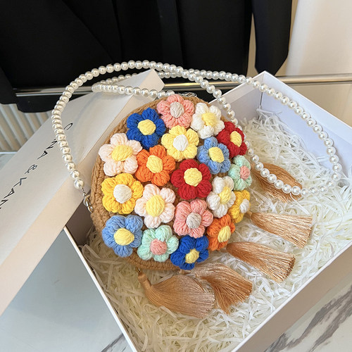 千瓣莲斜挎包花朵小包日韩女包