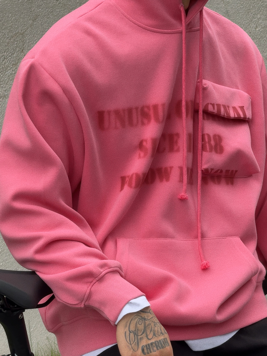 连帽套头韩版卫衣情侣