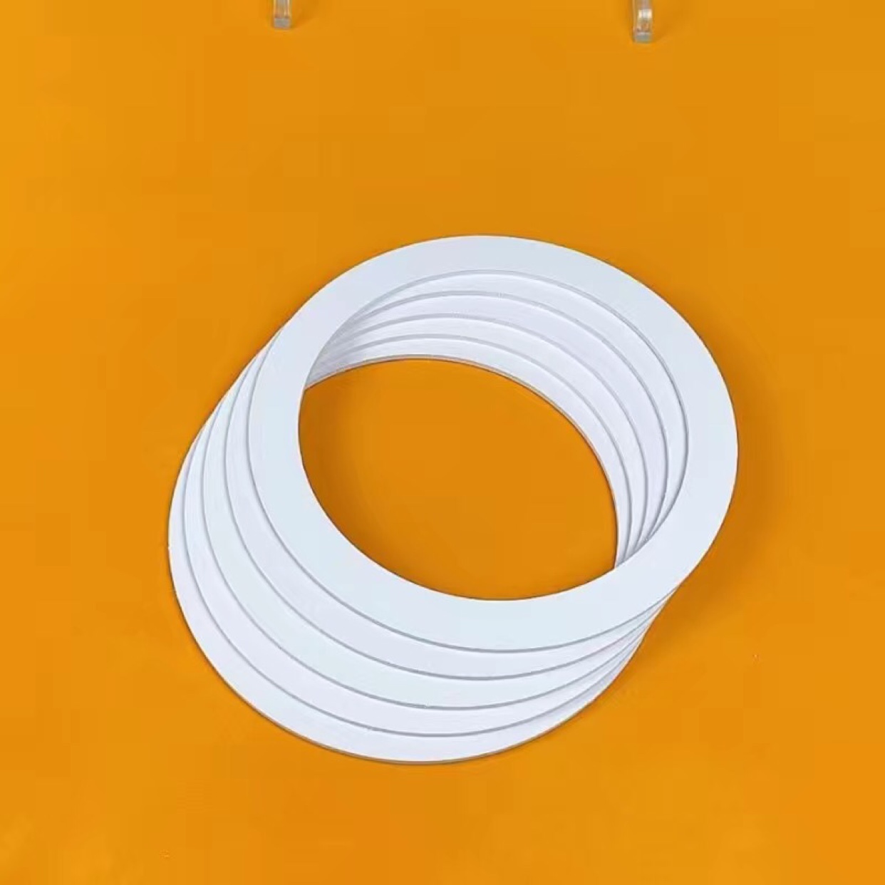 拍二送一雪弗板甜甜圈手工免裁剪PVC圆环盖底款加厚diy半成品圆形