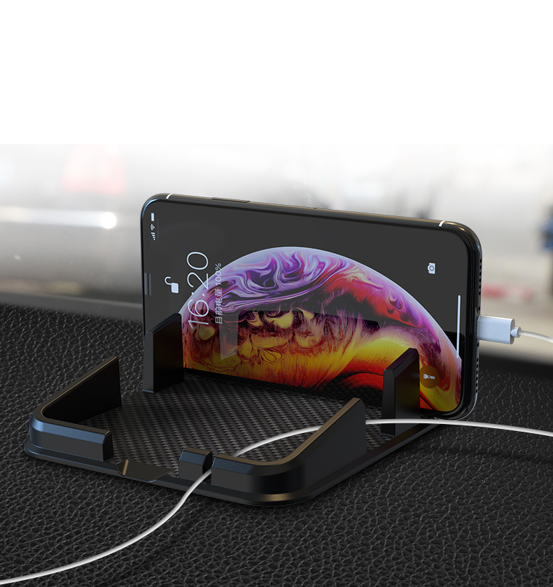 防滑垫导航支架车载中控台储物盒