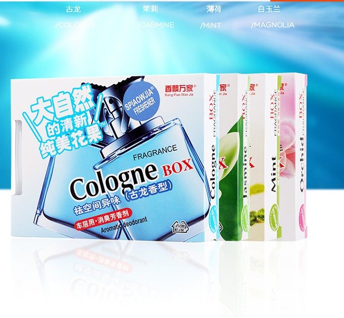香飘万家芒果柠檬菠萝固体香膏新车用除臭除异味玫瑰桂花古龙香薰
