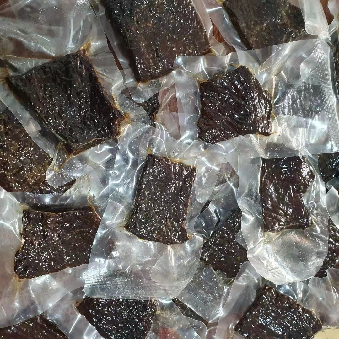 湿软手撕大片牛肉干片内蒙古正宗真空小包装原味香辣500g散装半干