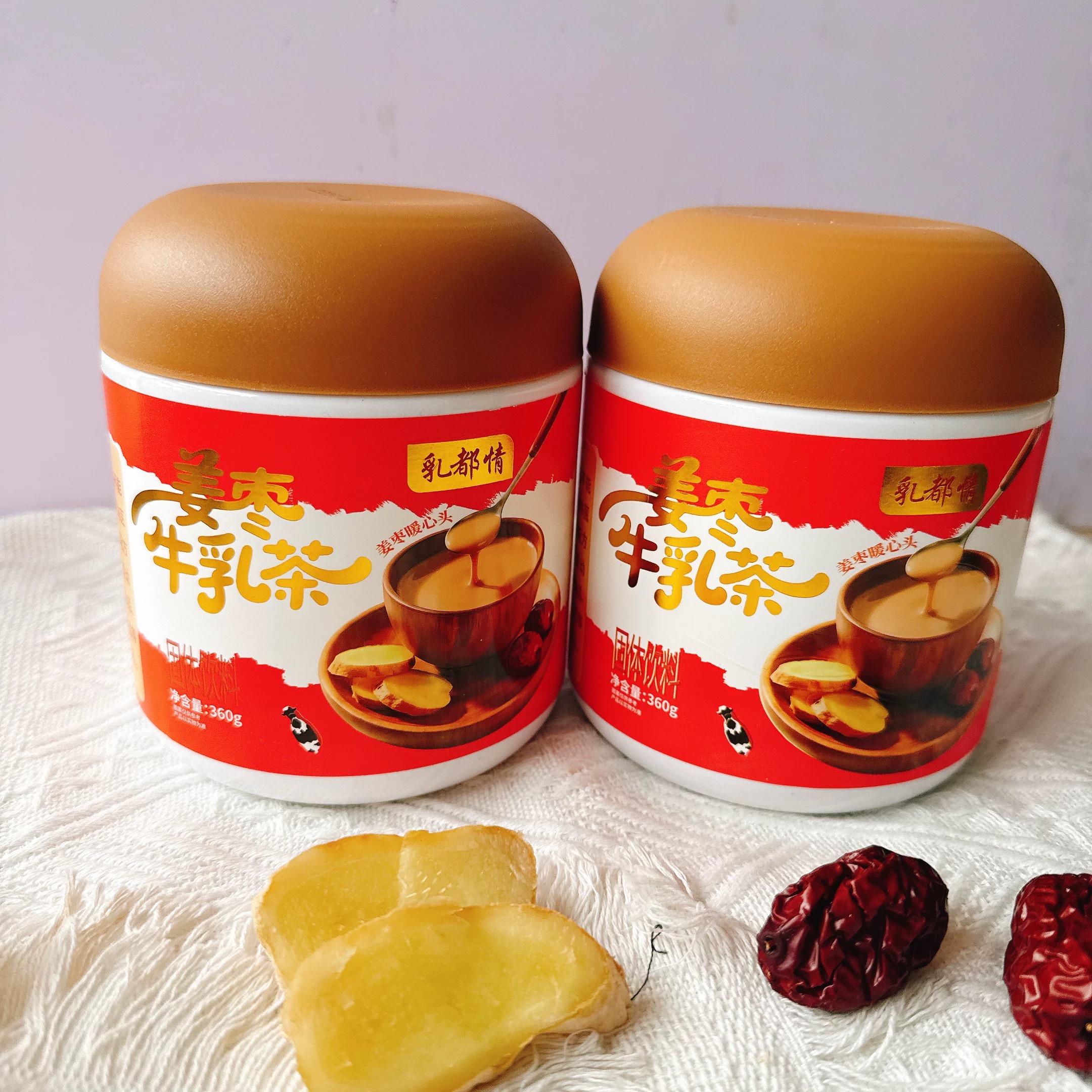 内蒙古乳都情姜枣牛乳茶特产厚乳早茶奶茶粉冲印特色零食早餐浓