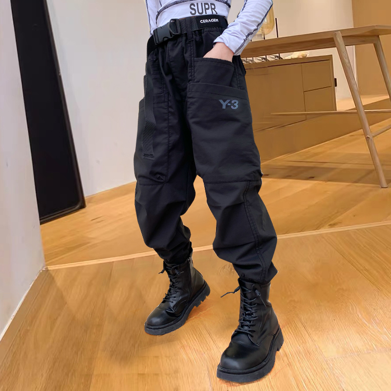 女童工装裤新款潮酷穿搭女生