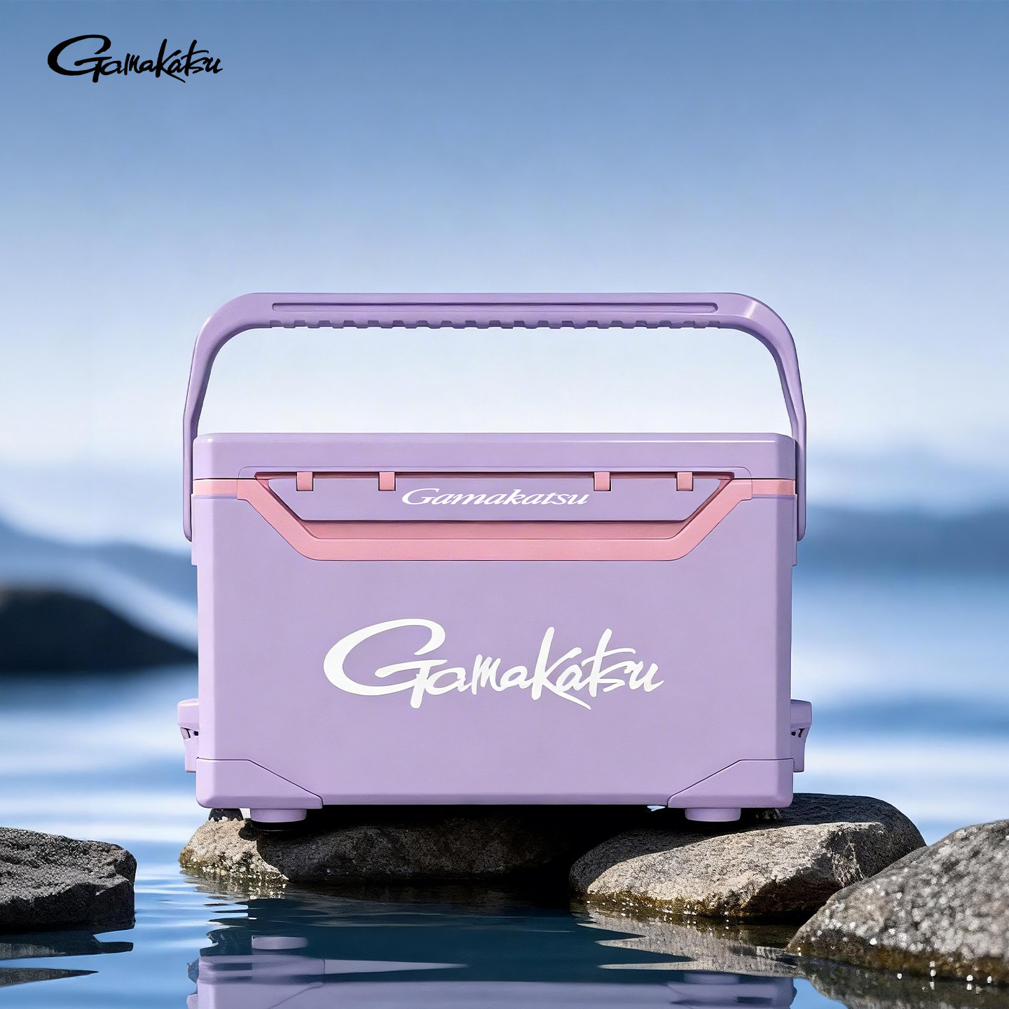 GAMAKATSU伽玛卡兹DX-2500暮山紫/樱花粉/黑金/皓白大G台钓箱