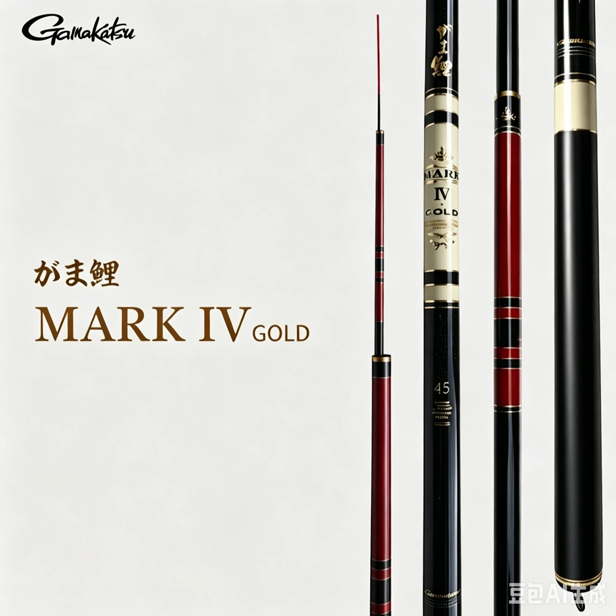 Gamakatsu/伽玛卡兹MARK IV GOLD金四3.5H日本进口竞技台钓碳素杆