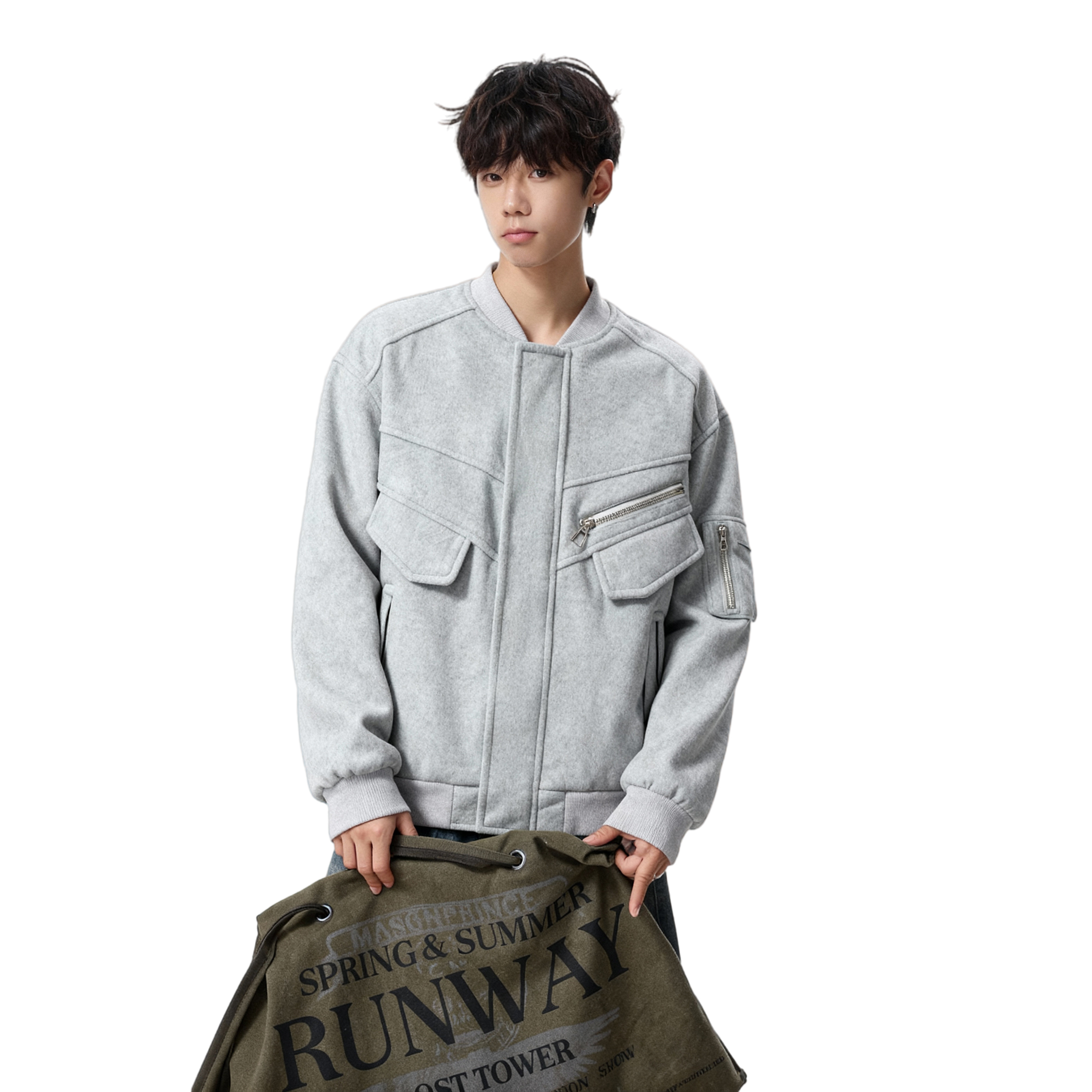 25毛呢夹克棉服加厚高级痞帅夹棉棒球服短款外塔705-M3705-特P110,男装夹克,星座705