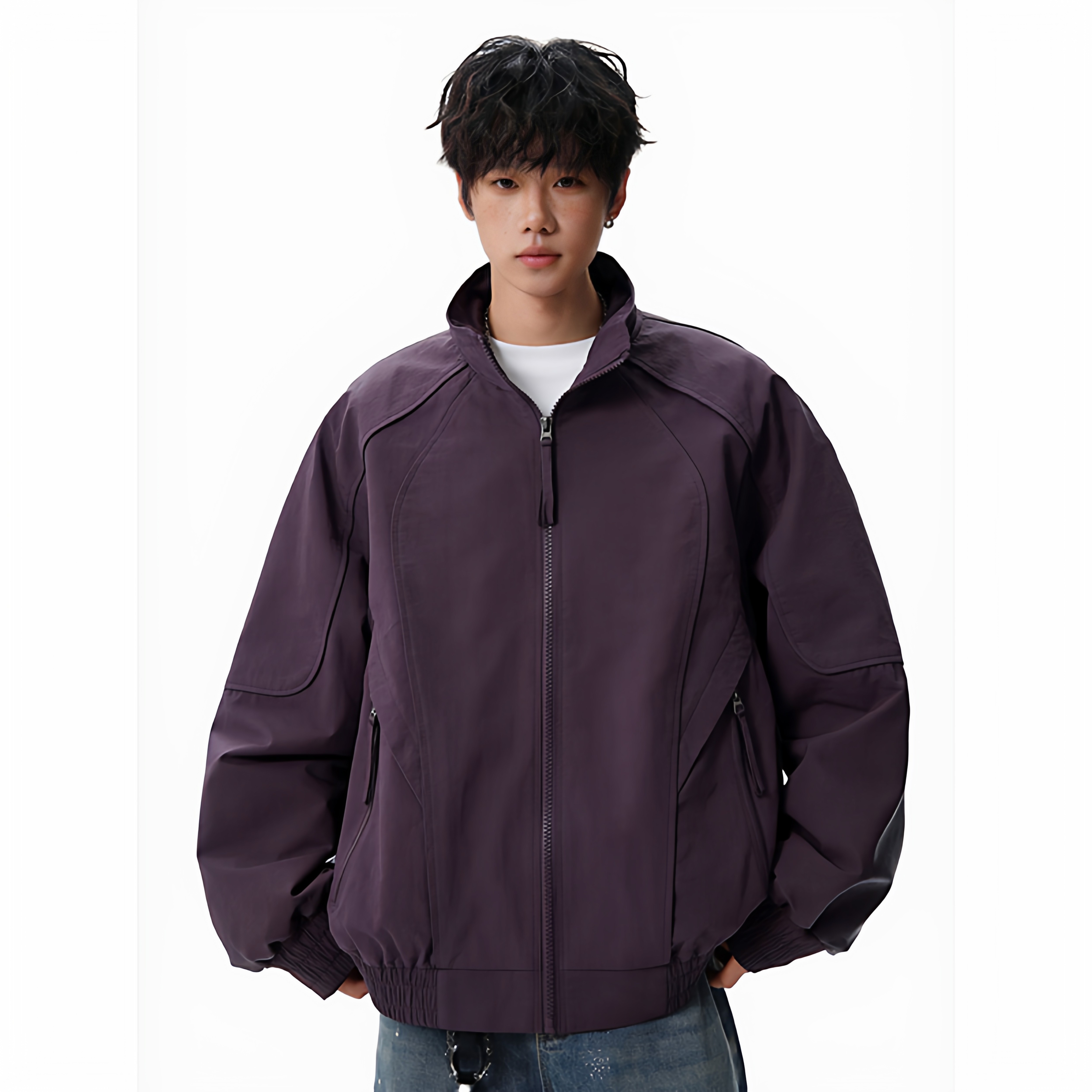 26春美式高街立领夹克男士潮牌痞帅休闲工装外套705-JK5905-特P70，男装夹克，星座705