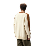 26春新款美式潮牌宽松半拉链套头提花针织衫毛衣男705-Y815-特P68，男装针织衫/毛衣，星座705