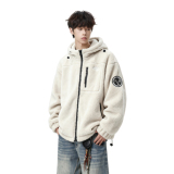 25新过冬大克重羊羔绒贴标刺绣棉衣男外套加棉加厚705-M01-P118，男装棉衣，星座705