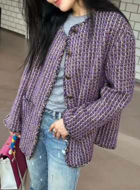 AIHPOS 花昵定制织带小香风外套