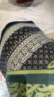 安松室ASONGS｜烟黑圣竹蕾丝四季盖毯｜时髦保暖男女款2025送礼