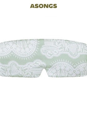 安松室ASONGS｜真丝大包裹｜睡眠面膜眼罩｜蓝宝石窗花印花