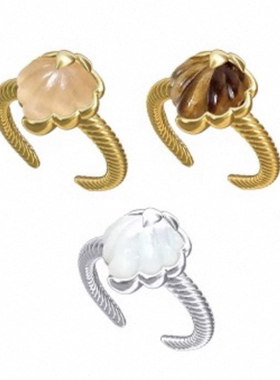 ATELIERSO 贝壳纯银戒指