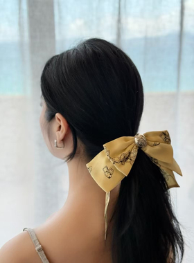 AITELIERSO胶囊系列真丝蝴蝶结发饰
