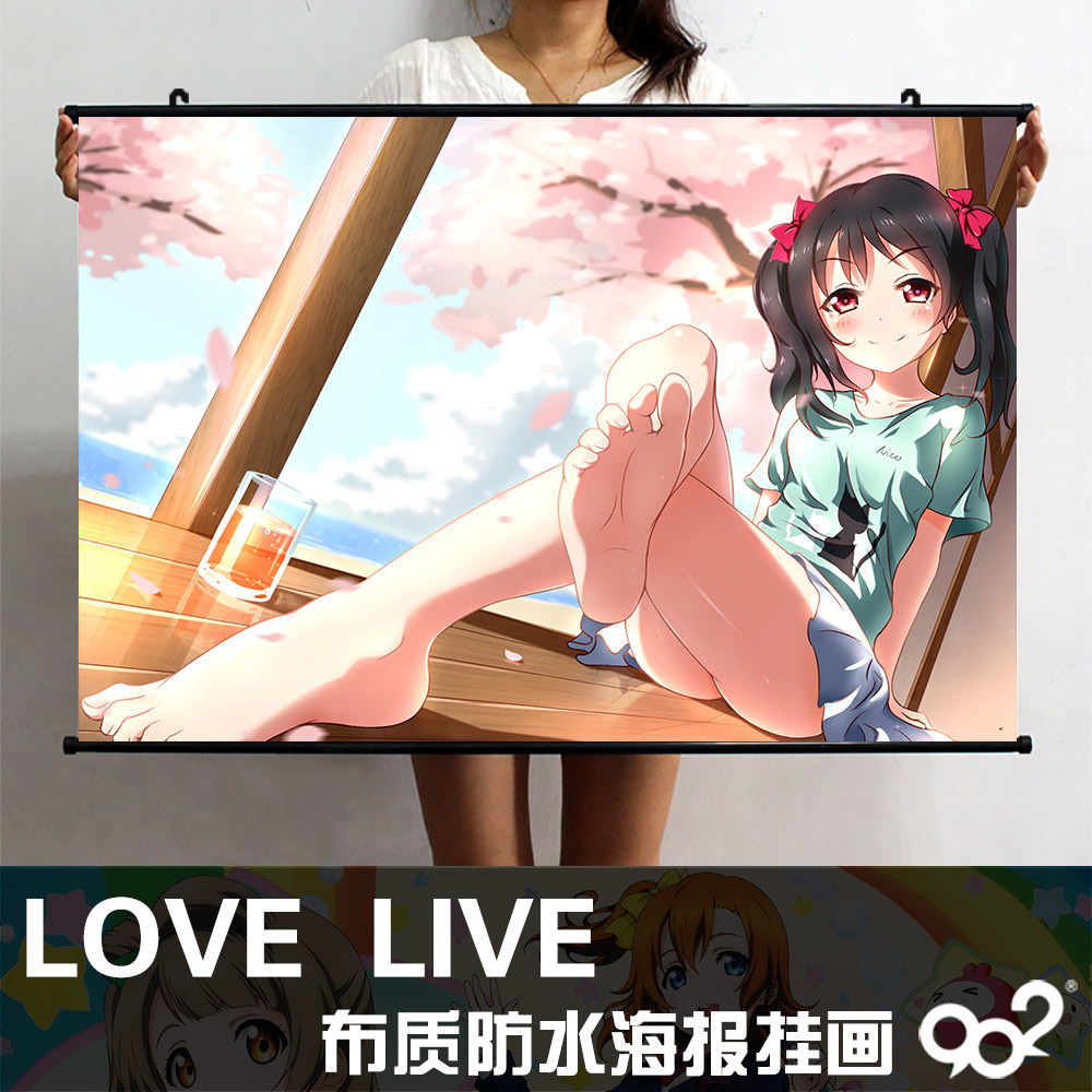 LOVE LIVE周边海报 南小鸟东条希矢泽妮可动漫二次元卷轴挂画