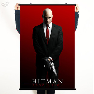 杀手2游戏周边海报挂画 Hitman 2装饰画墙纸 杀手47寝室网吧壁画6