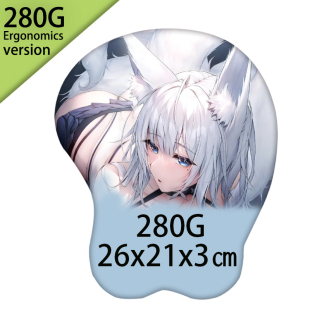 定做 碧蓝航线信浓3d立体鼠标垫硅胶护腕r18定制超级索尼子二次元