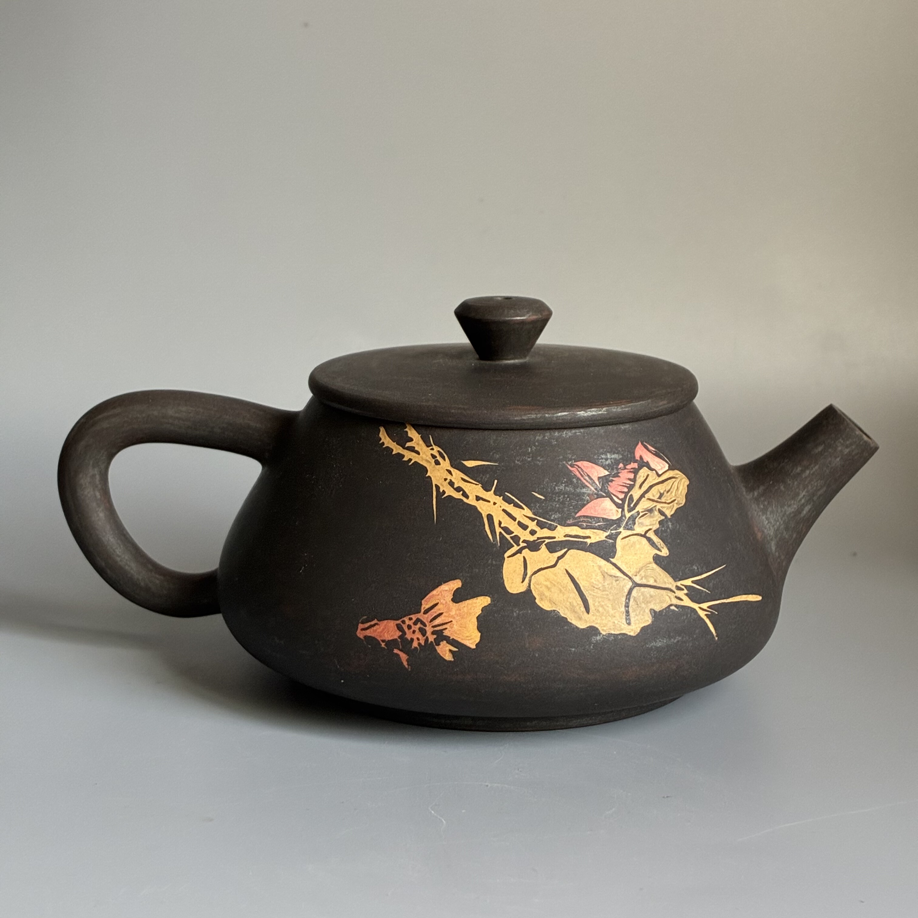 云南建水紫陶茶壶纯手工名家大师级精品茶具非紫砂壶泡茶壶200cc