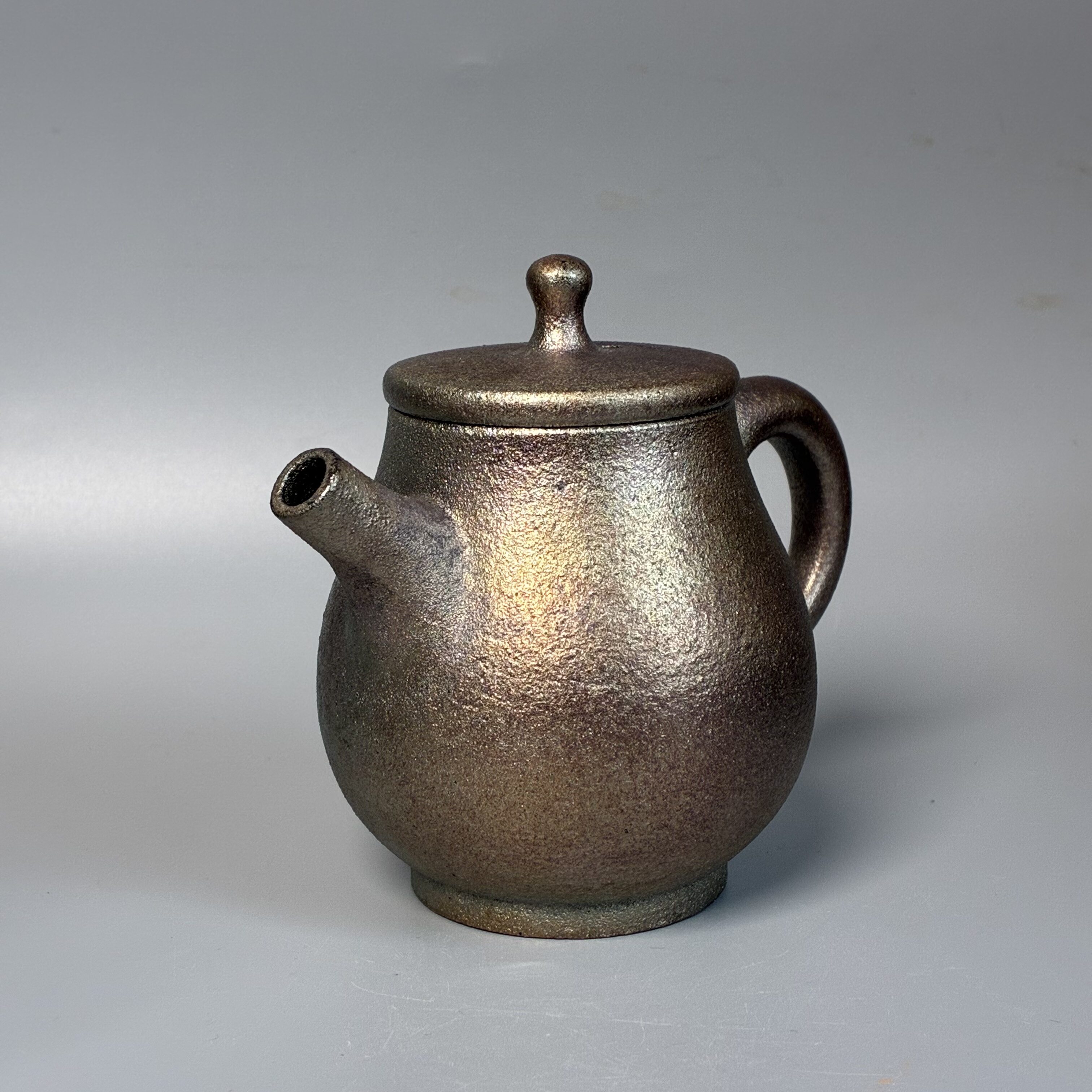 云南建水紫陶茶壶纯手工柴烧裸烧泡茶壶茶壶茶器素壶功夫西施壶